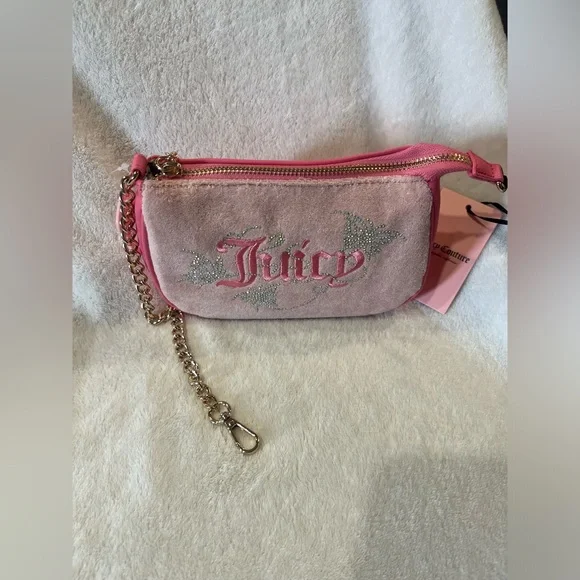 Juicy Couture Wing It Mini Wristlet Purse – Pink Diamond Butterfly - Picture 7 of 10